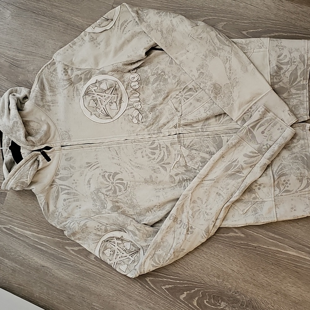 Salvage Gray Graphic Hoodie - Picture 14 of 16